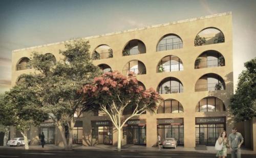 Hacienda style Lovely one-bedroom condo in development process