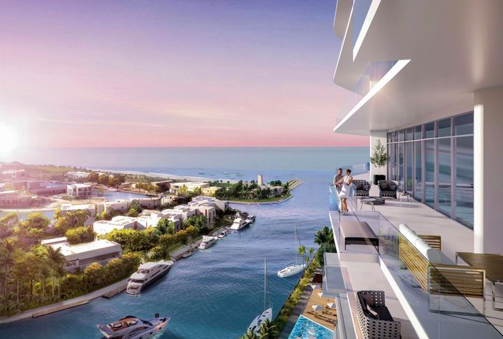 Unbelievable-5br-PH-in-the-Marina-of-Puerto-Cancun-Balcony-Ocean