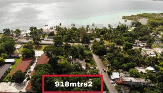 Land near the lagoon in downtown Bacalar