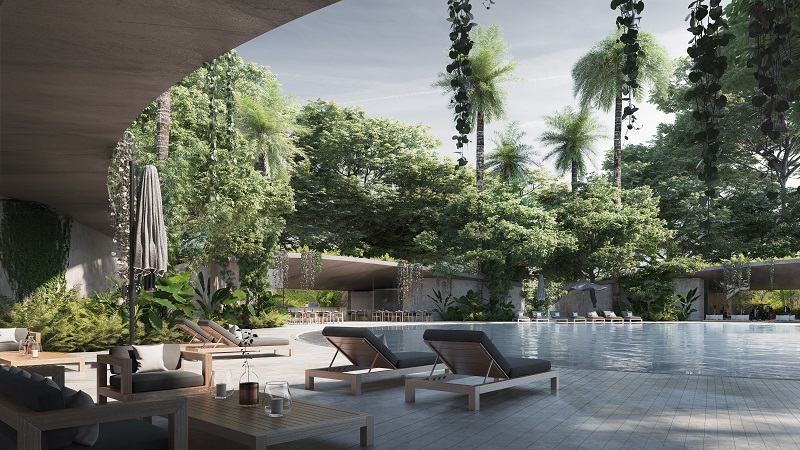 1 bedroom penthouse surrounded by nature