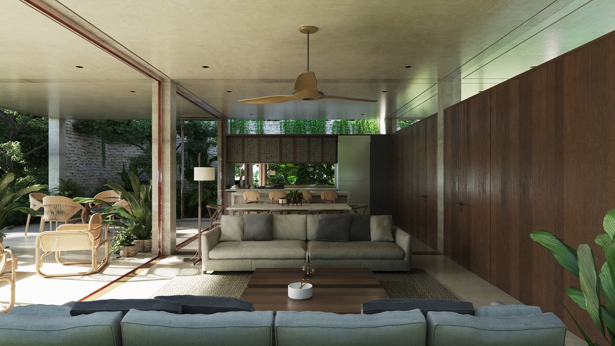 2 bedroom condo into the nature