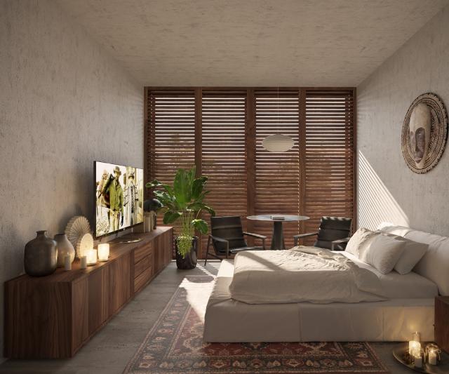 Exclusive studio in great development.