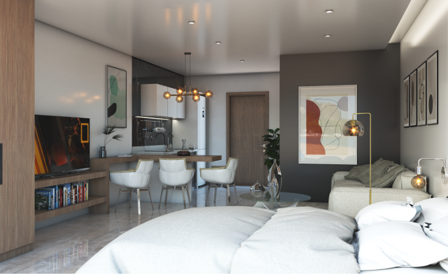 Studio with private jacuzzi in Playa del Carmen