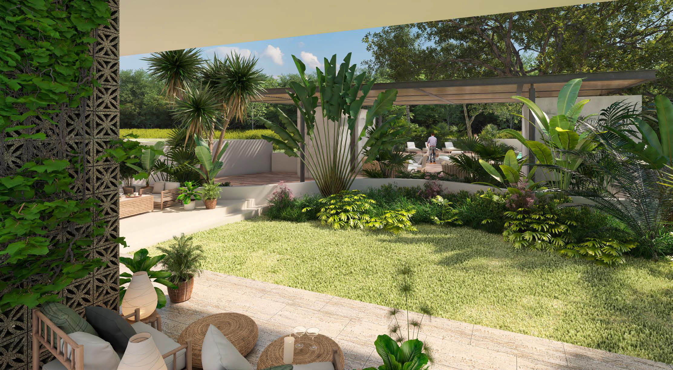 Condo de 3 habitaciones en Playacar 1