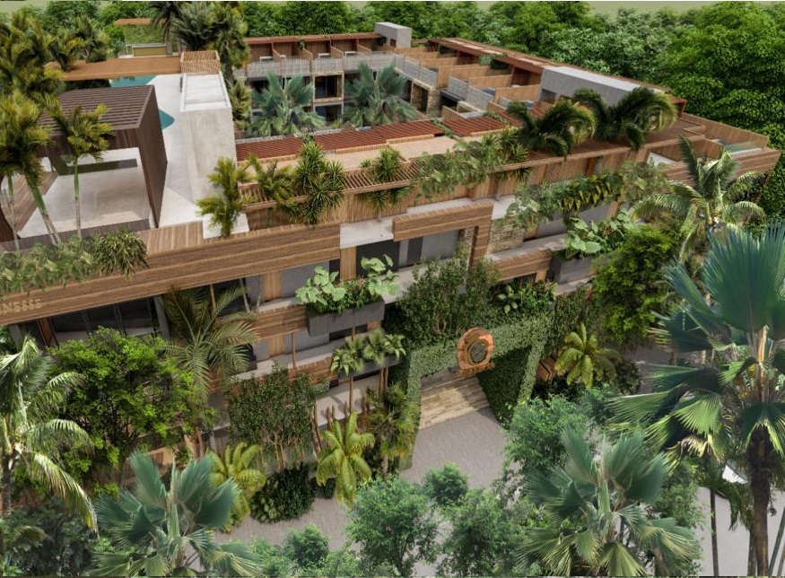 Exclusive penthouse studio with private pool.