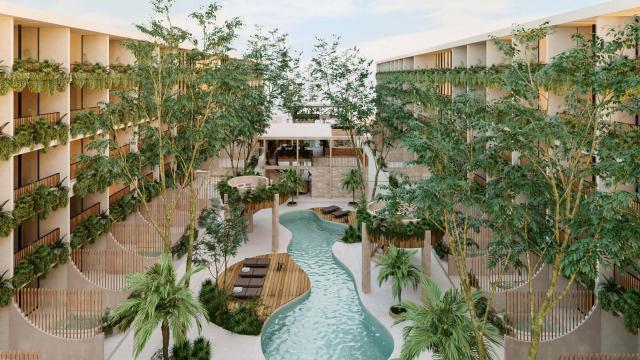 Exclusive studio in Kukulkan avenue.