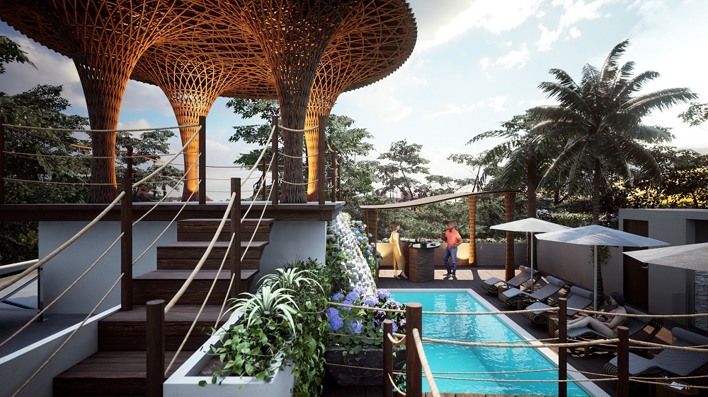 Magnificent  loft plunge pool