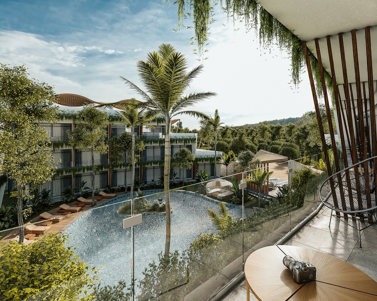 2 bedroom penthouse with lock off system.