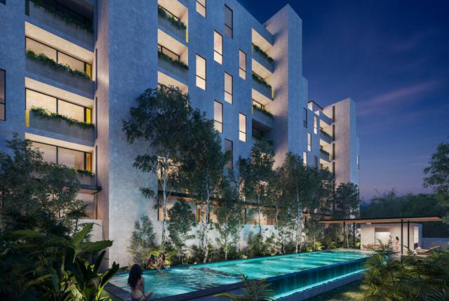 Two-bedroom condominium located in a residential development