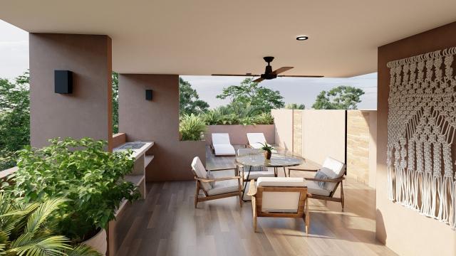 1 bedroom penthouse in Playa del Carmen
