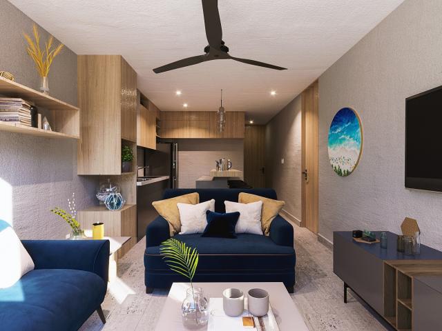 One bedroom condo two blocks from the beach