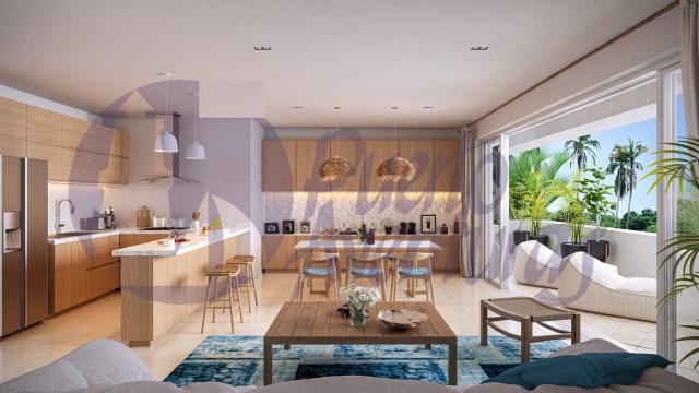 3 bedroom condo in front of the Puerto Aventuras marina