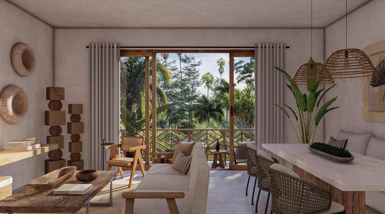 1 bedroom condo in front of the Puerto Aventuras golf course