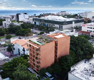 Condos with golf course view