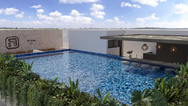 studio penthouse in magnificent development.