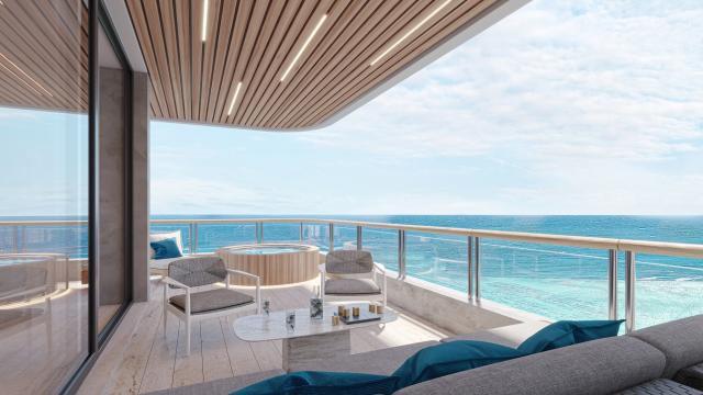 3 bedroom condo in new beachfront development