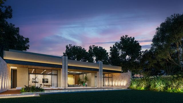 Exclusive residential lot in Yucatecan hacienda-style community