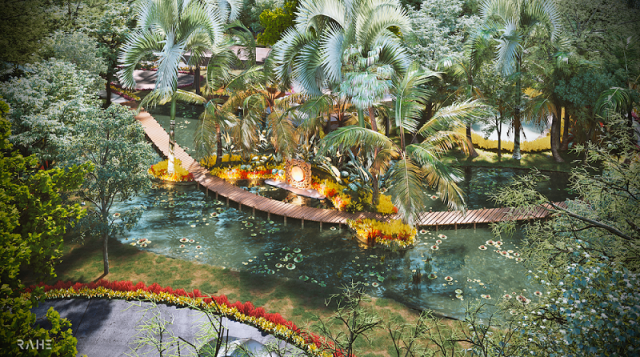 Private residential lot with amenities 10 minutes from the beach