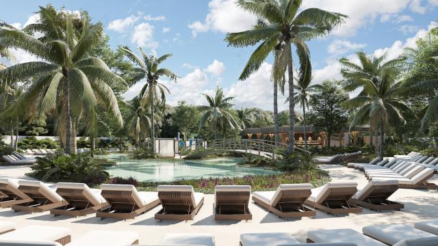 Spacious lot with amenities in the Caribbean