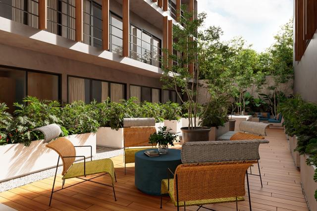 One bedroom condo in the heart of Playa del Carmen