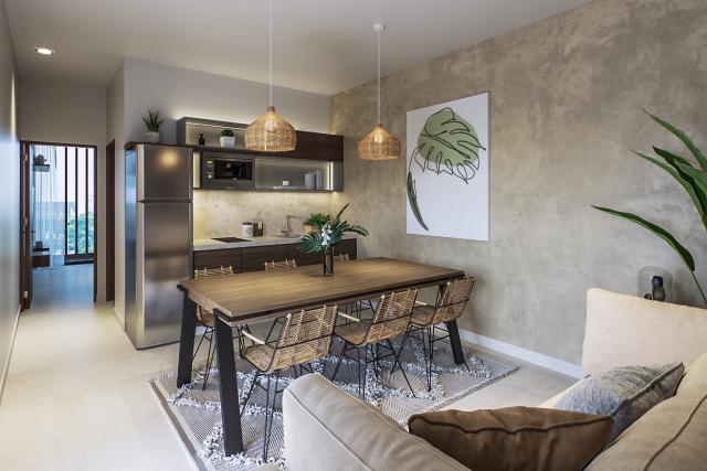 Modern 1 bedroom condo in Playa del Carmen