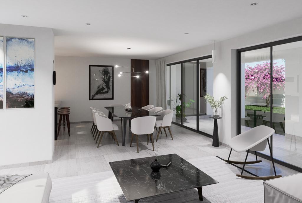Elegant 3-bedroom house on the Mérida-Progreso highway