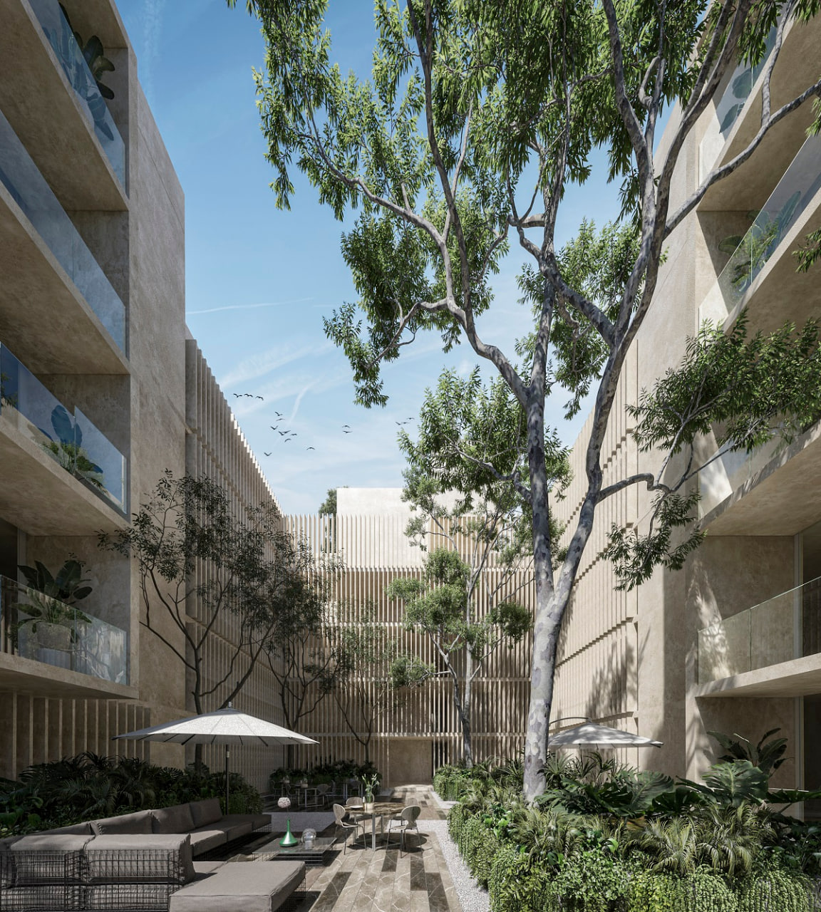 Luxury two-bedroom condo in northern Mérida