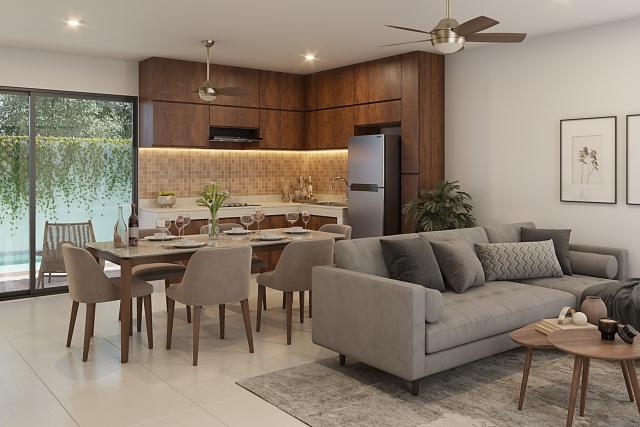 Modern two-bedroom house in an incredible development