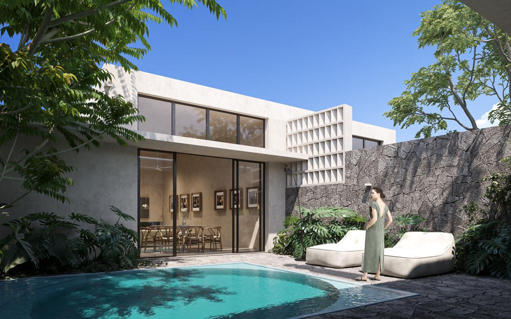 38731 Two-bedroom house with a unique design in  - Home