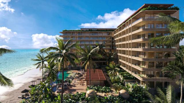 Loft for sale in front of the beach in Puerto Morelos