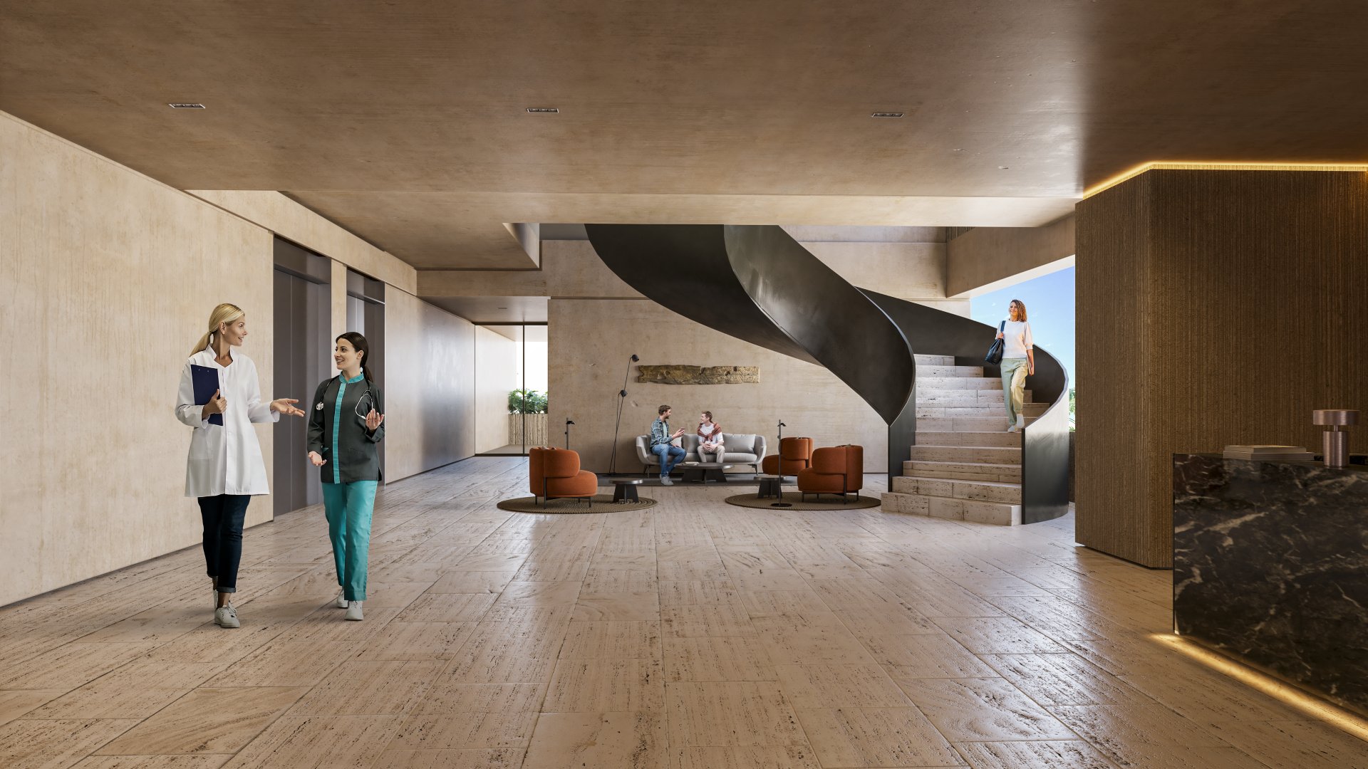 Studio with terrace within an incredible development in Mérida