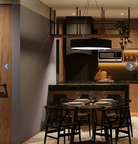 One-bedroom condo with a modern design and controlled access