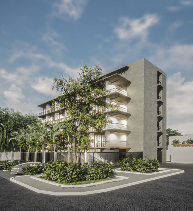 One-bed condo near hospital zone in Mérida