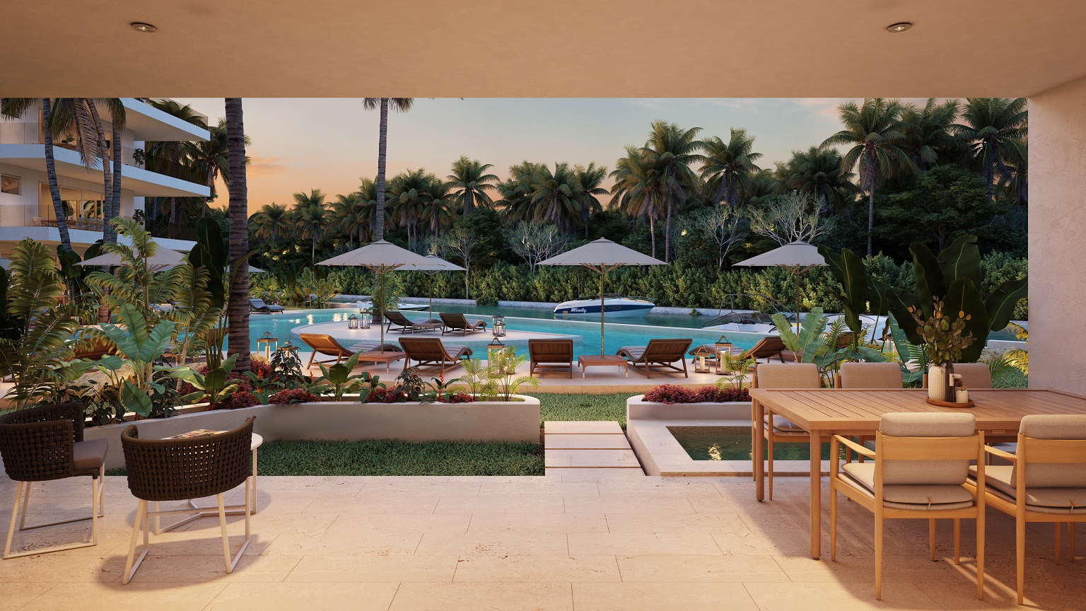 2-Bedroom Condo Marina-Front in Puerto Aventuras