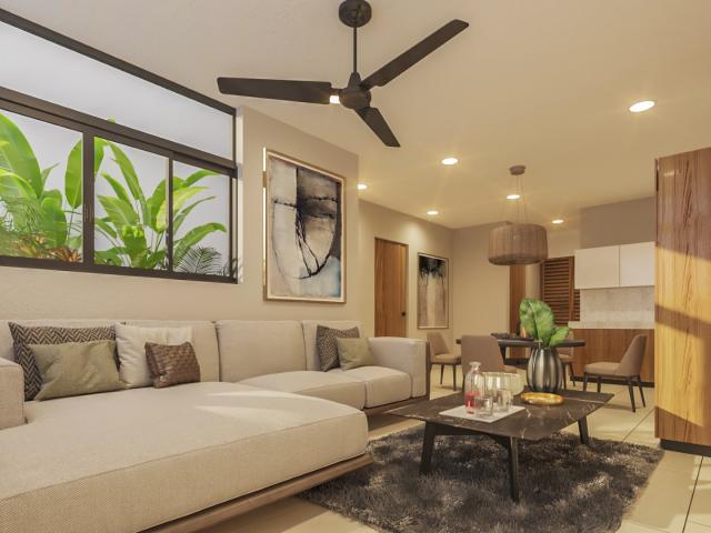 One-bedroom condo in a private community with amenities
