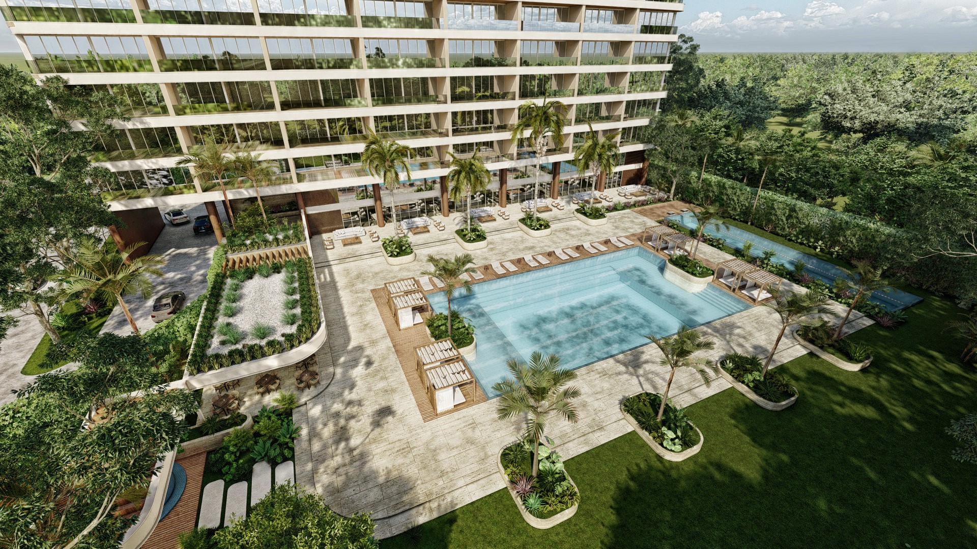 Three-bedroom condo in the Montebello neighborhood, Mérida