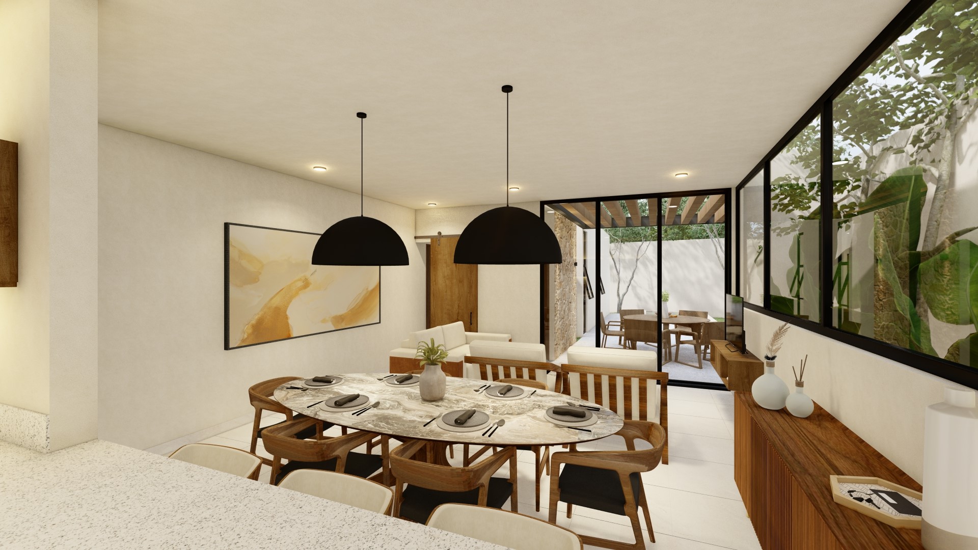 39992 Three-bedroom house with a pool within a private  - Home