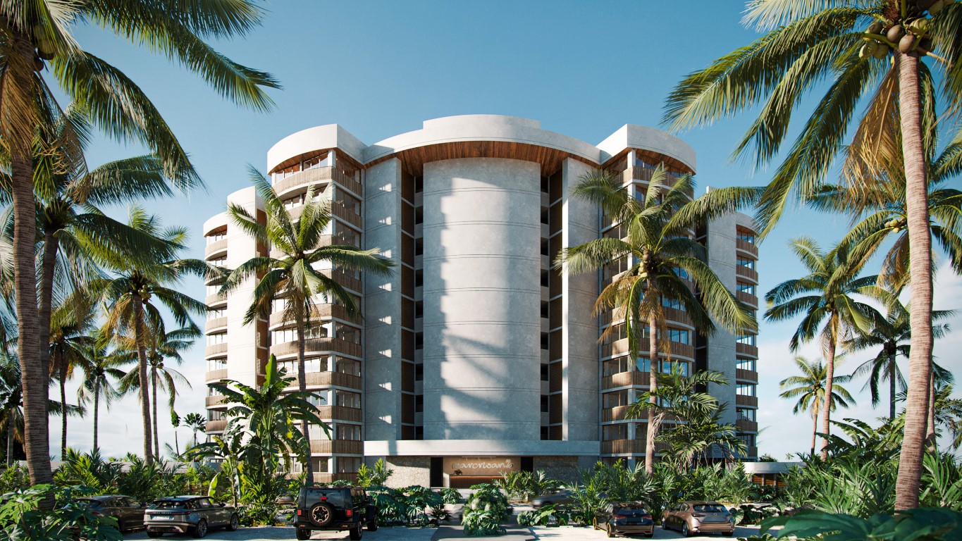 Two-bedroom penthouse on two levels with terrace