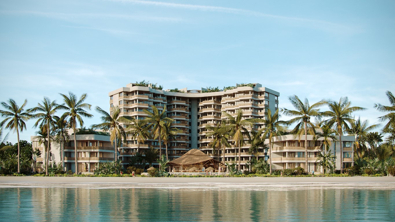 Two-bedroom penthouse on two levels with terrace