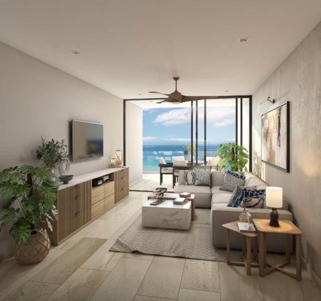 Oceanfront Cozumel condo with two bedrooms