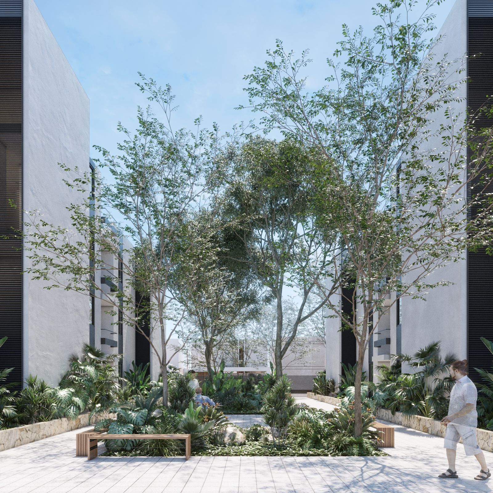 Two-level condo with two bedrooms in Mérida