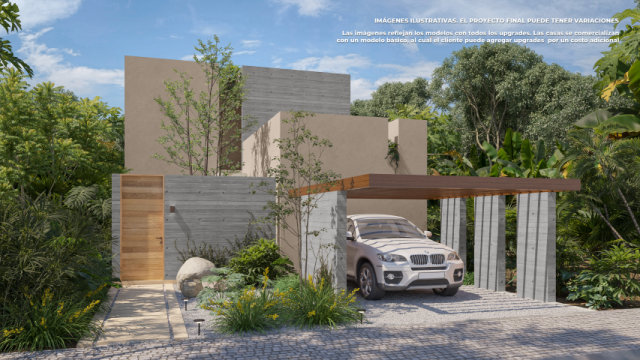 New two-bedroom house near Xel Ha