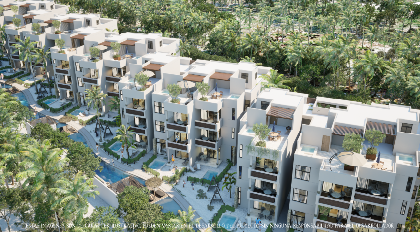 Condo with private pool and 3 bedrooms in Yucatán