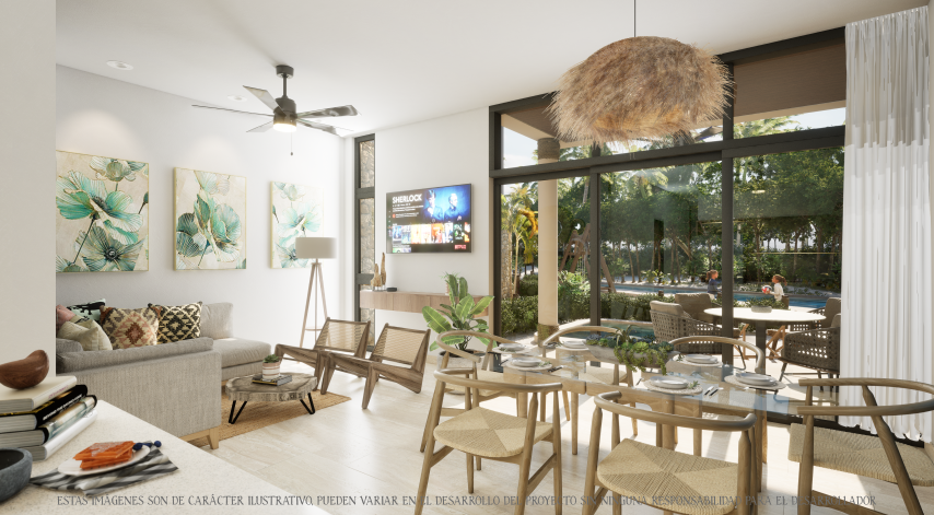 Condo with private pool and 3 bedrooms in Yucatán