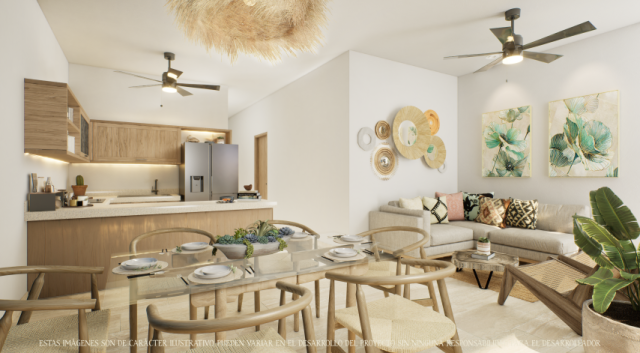 Condo with private pool and 3 bedrooms in Yucatán