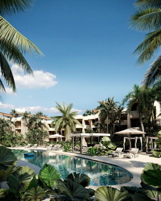 Spacious three-bedroom condo in Chicxulub Puerto