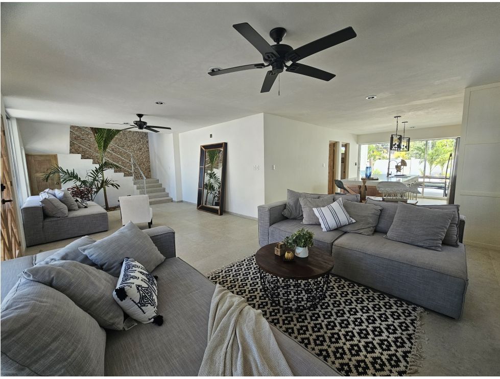 Magnificent ThreeBedroom House in Chelem, Yucatán, Chelem, Progreso