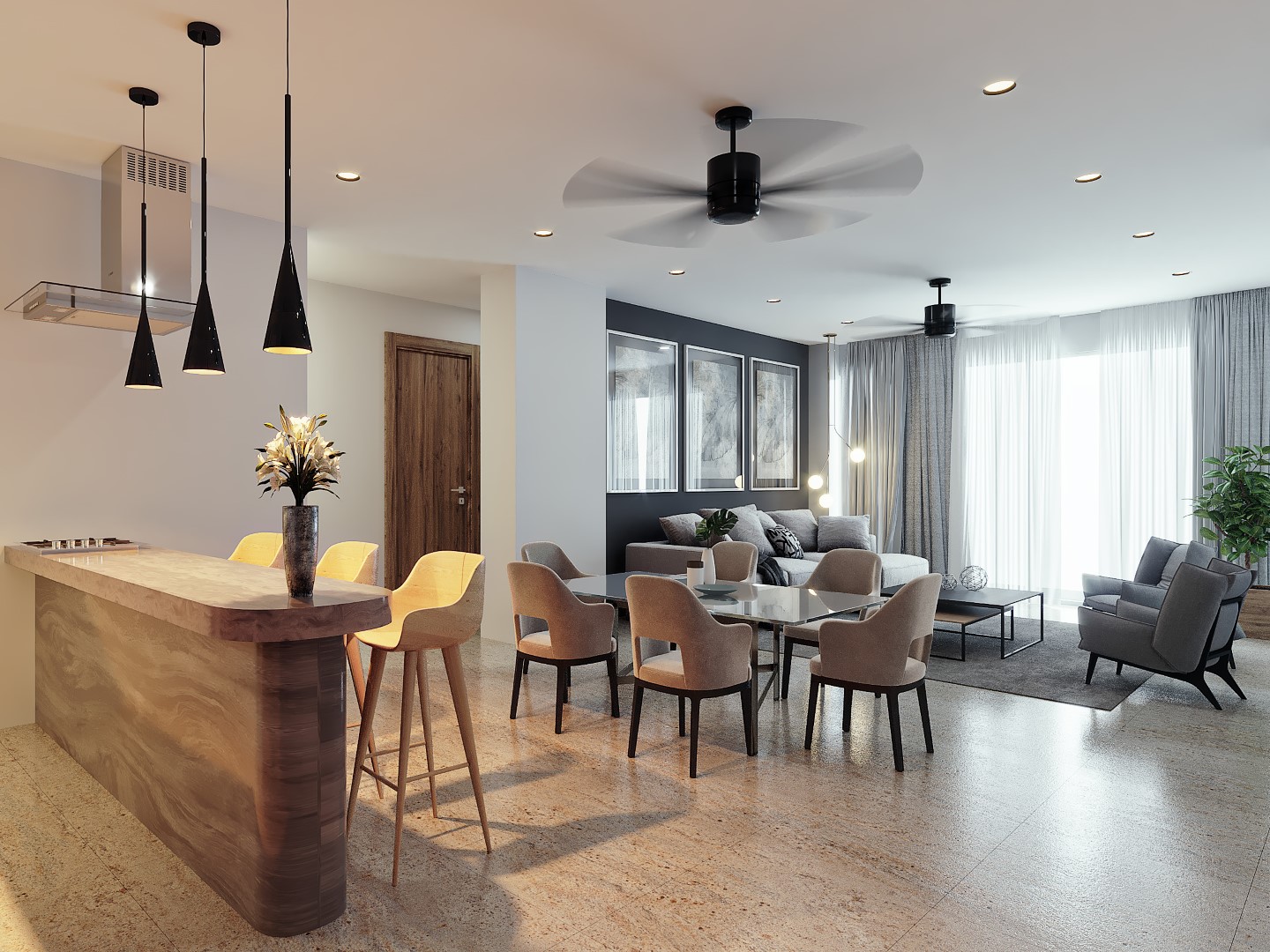 Exclusive condo in the North of Mérida with two bedrooms