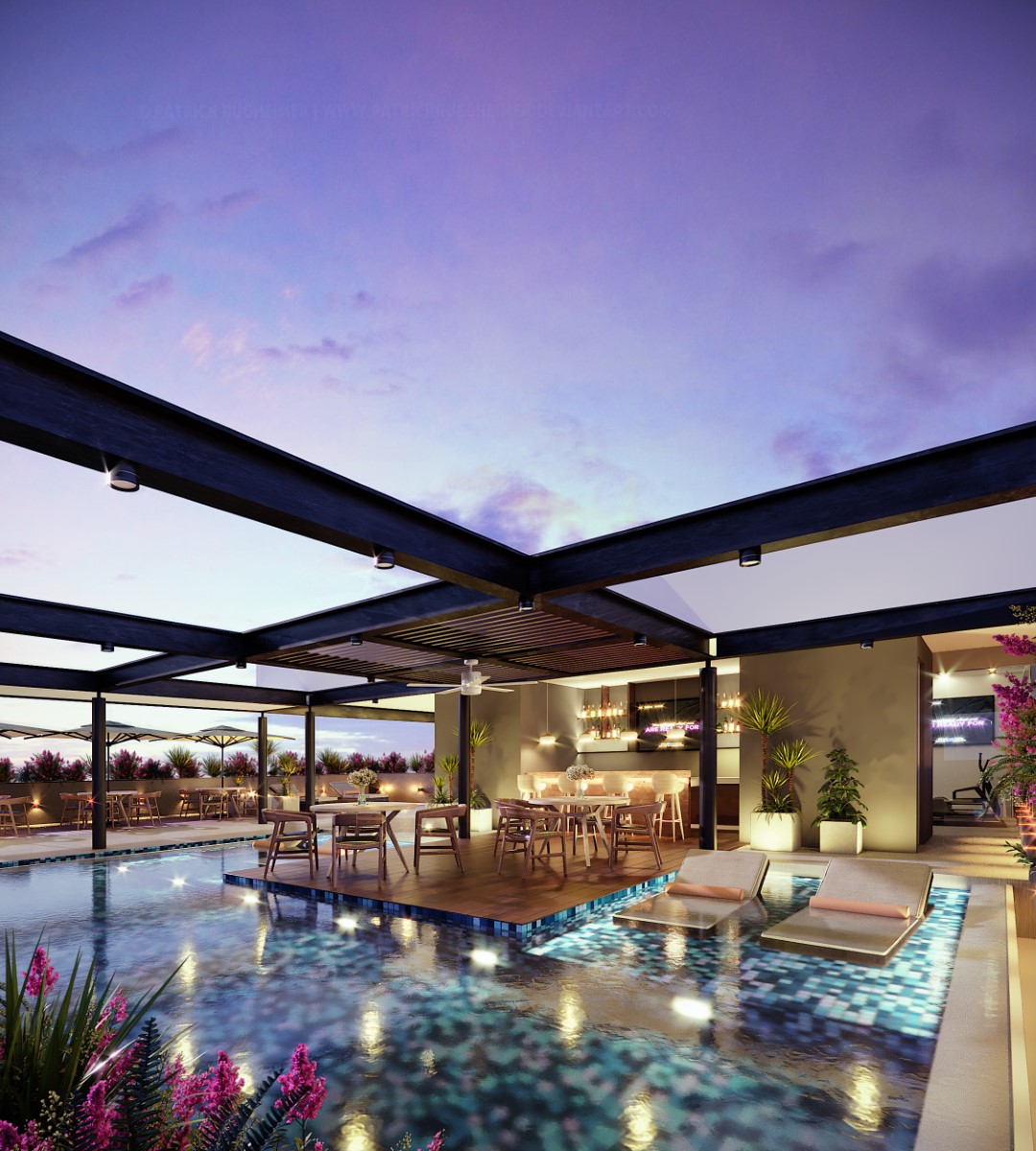 Exclusive condo in the North of Mérida with two bedrooms