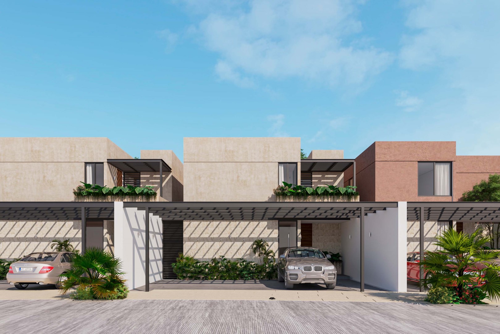Spacious two-story house with three bedrooms in Mérida